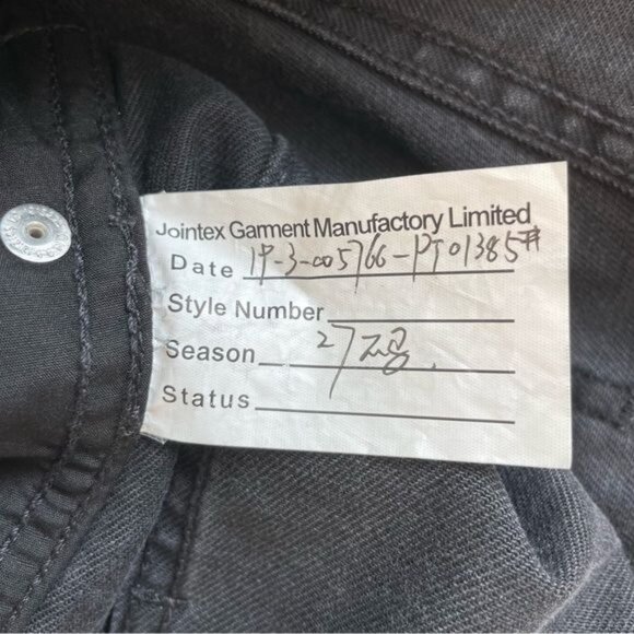 Current/Elliott Wide Leg Jean in Faded Black - 27 - Picture 8 of 8